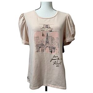 KARL LAGERFELD GRAPHIC PRINT WOMEN’S BLOUSE